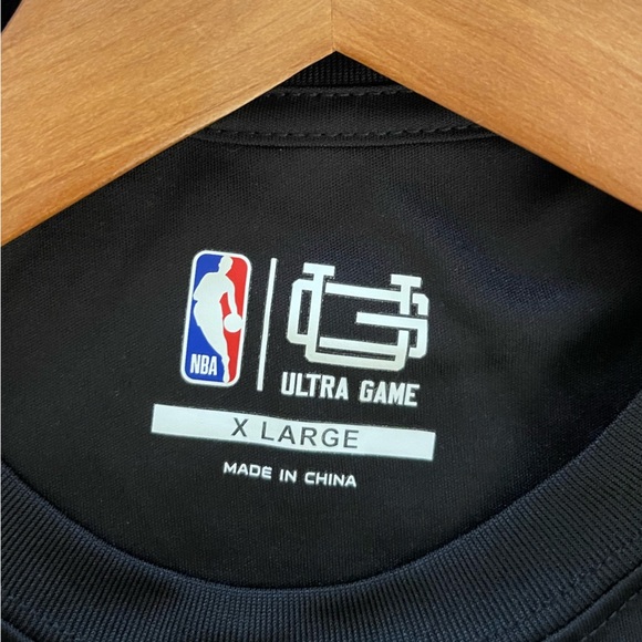 Men’s NETS #11 Irving black NBA ultra game short sleeve e t-shirt XL - Picture 3 of 4